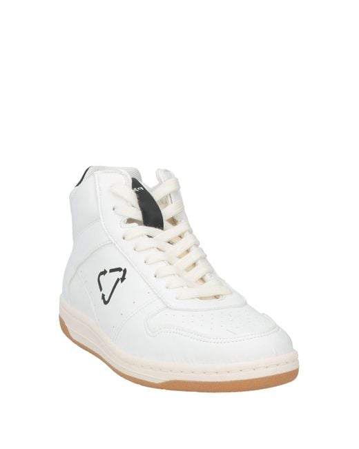 PàP White Sneakers Textile Fibers