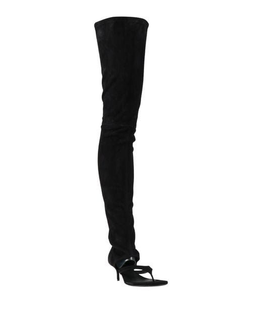 Alaïa Black Boot Goat Skin