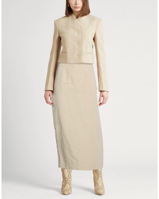 Gentry Portofino Natural Maxi Skirt Cotton, Linen