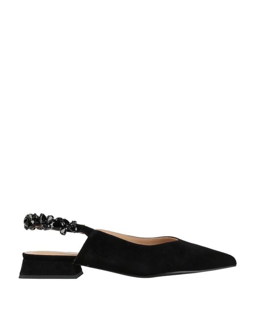 Alma En Pena. Black Ballet Flats