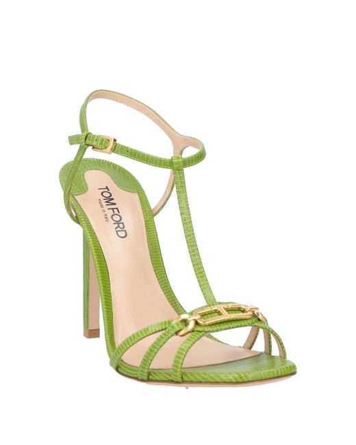 Tom Ford Green Sandals