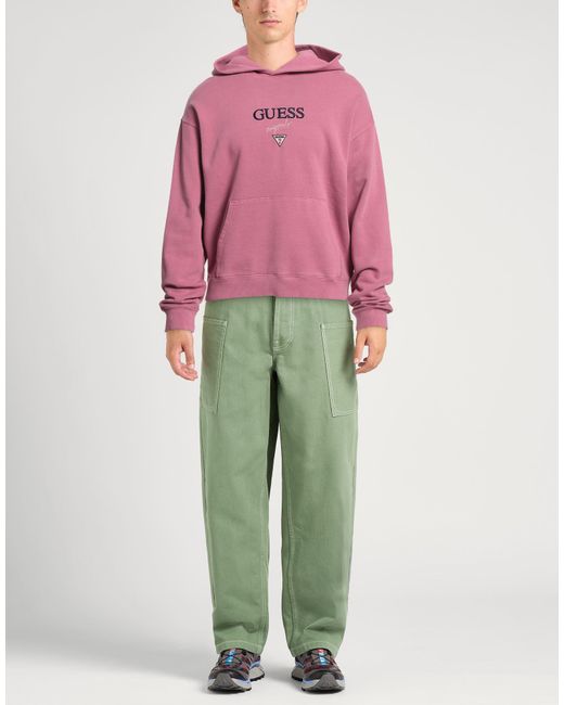 Guess Pink Sweatshirt for men