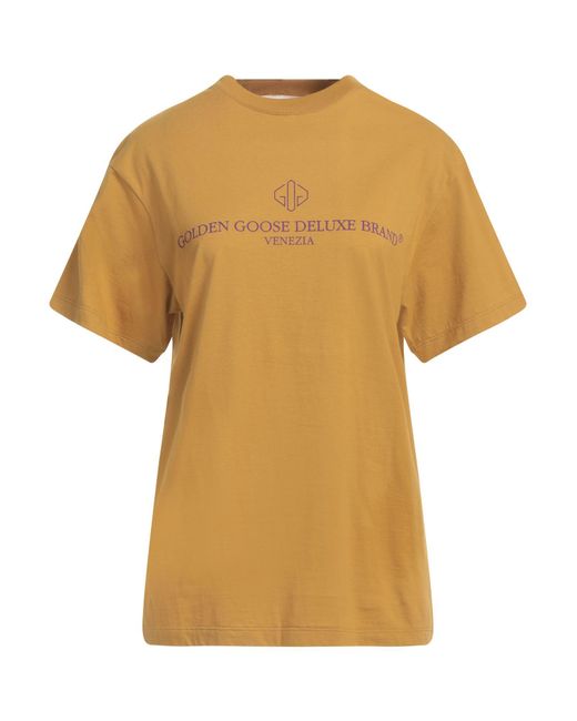 Golden Goose Deluxe Brand Yellow T-shirts