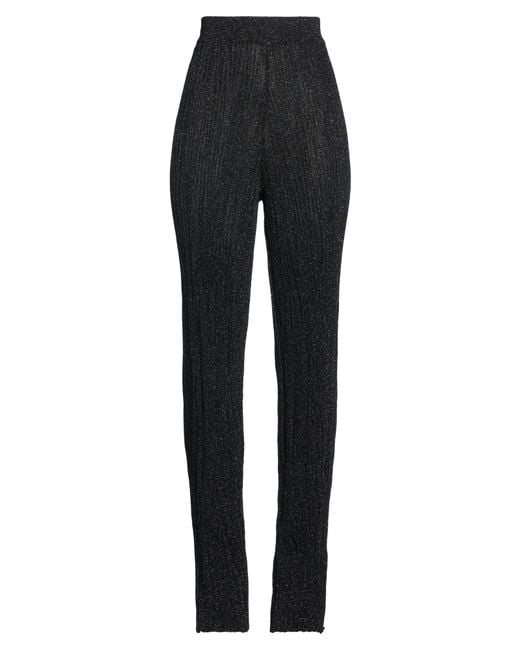 Akep Black Pants Viscose, Polyester, Polyamide