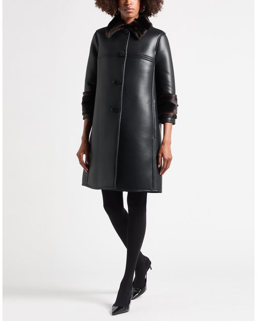 N°21 Black Coat Polyester, Cotton, Elastane, Modal
