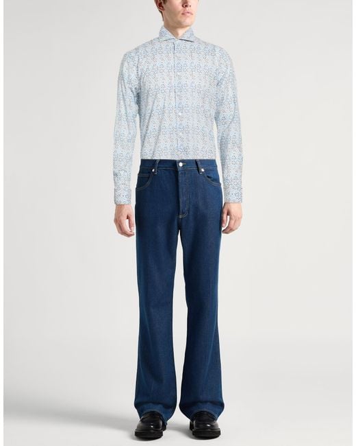 Fedeli Blue Shirts for men