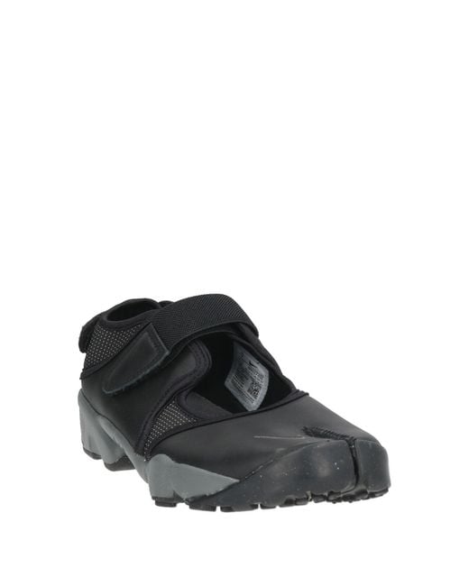 Nike Black Air Rift Ballet Flats Leather