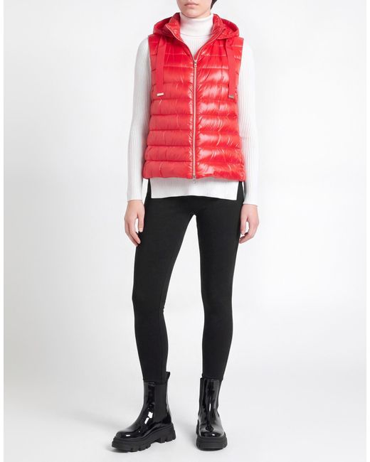 Herno Red Vest Polyamide