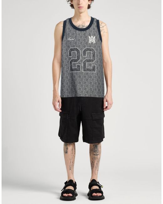 Amiri Gray Tank Top for men