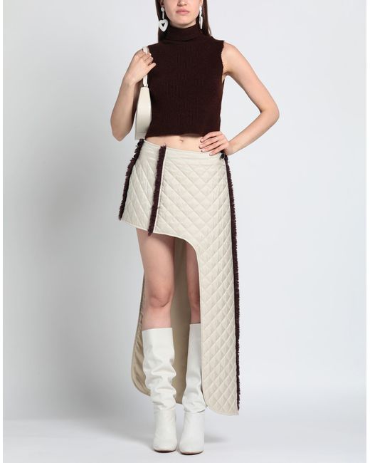 DURAZZI MILANO Natural Mini Skirt