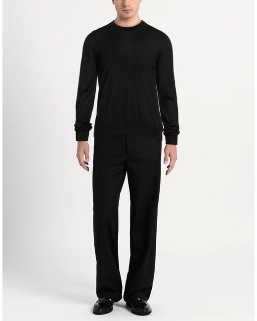 Slowear Black Sweater Cashmere, Silk for men