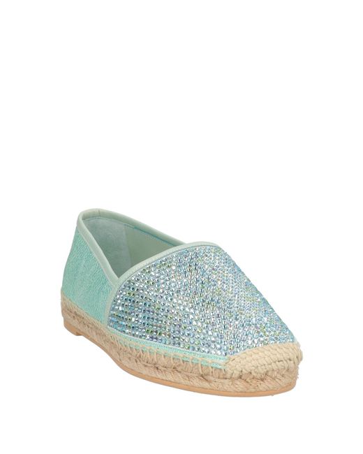 Rene Caovilla Blue Espadrilles
