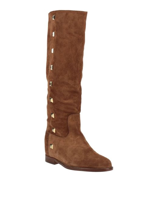 Via Roma 15 Brown Boot Leather