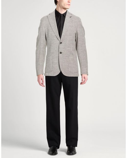 Paoloni Gray Blazers for men