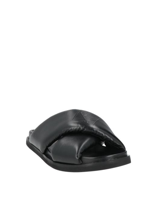 Herno Black Sandals
