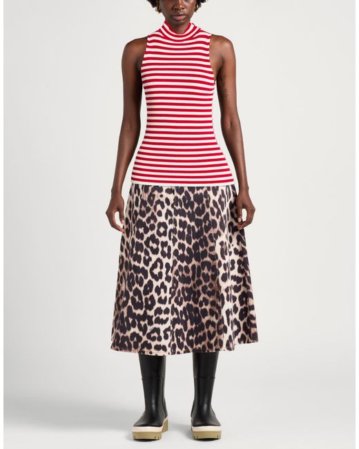 Twinset Red Top Viscose, Polyester