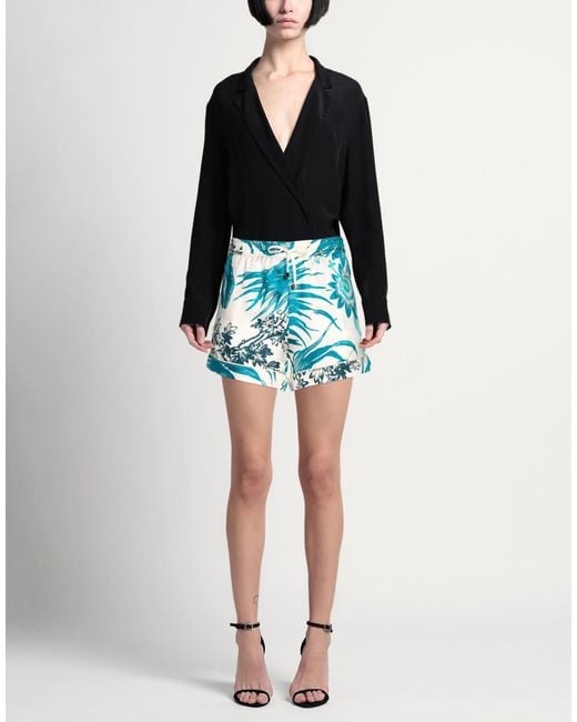 F.R.S For Restless Sleepers Blue Shorts & Bermuda Shorts Silk