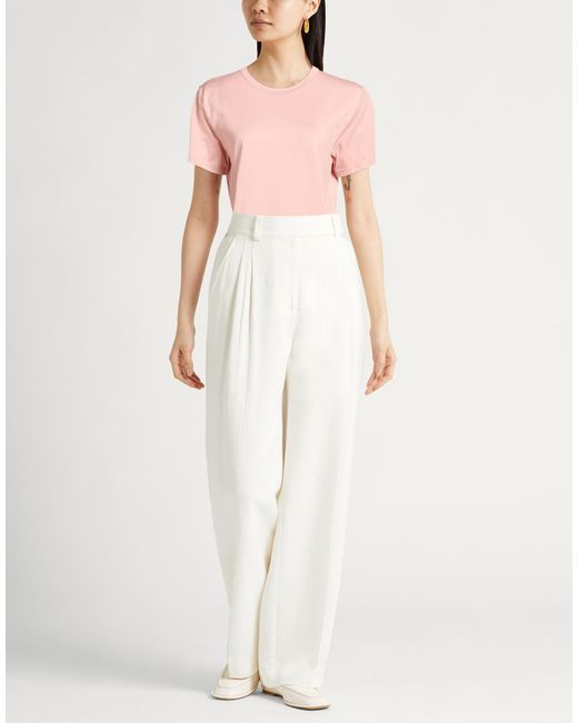 Fabiana Filippi Pink T-Shirt Cotton, Ecobrass