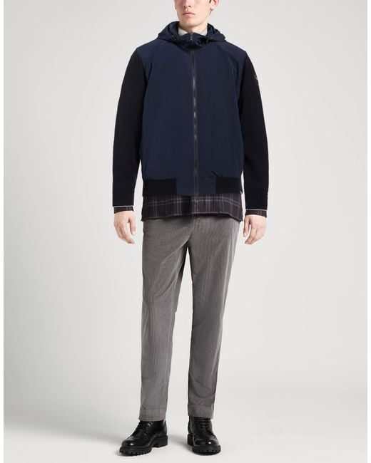 Paul & Shark Blue Jacket Virgin Wool, Polyester, Nylon for men