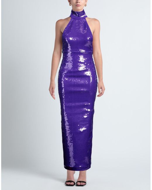 LAQUAN SMITH Purple Maxi Dress