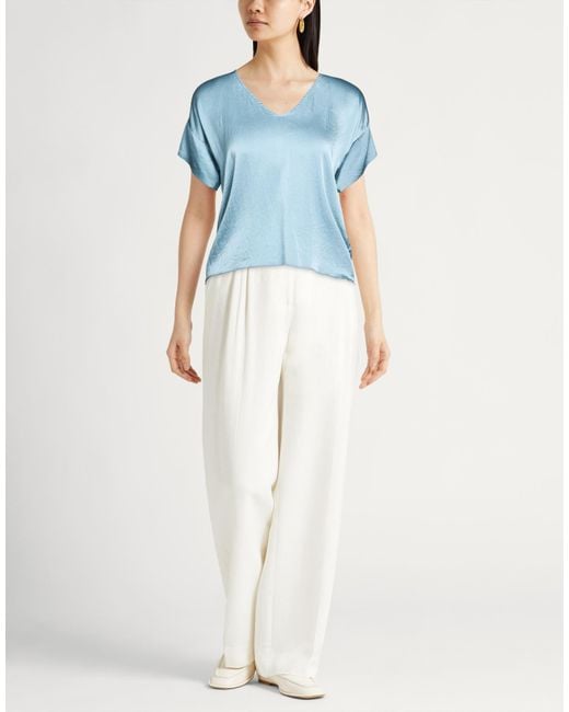 Crossley Blue Top Silk, Elastane