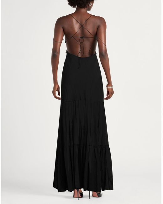 ViCOLO Black Maxi-Kleid