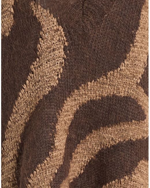 Alpha Studio Brown Sweater Polyamide, Polyester, Mohair Wool