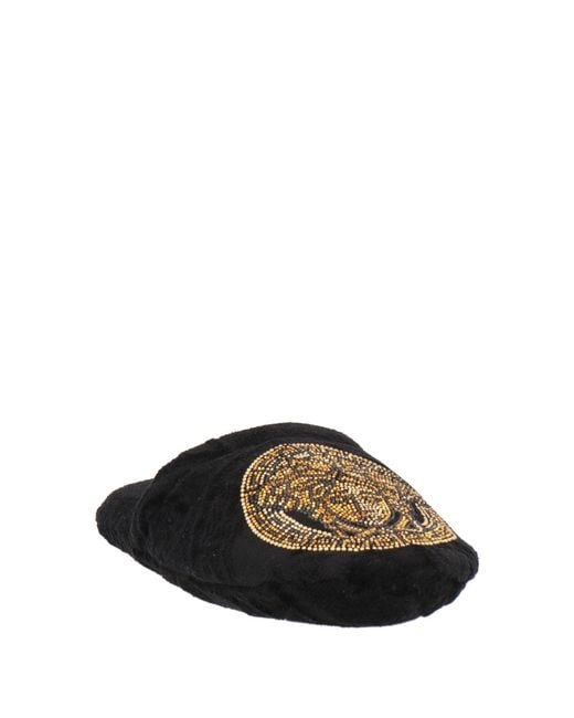 Versace Black House Slipper