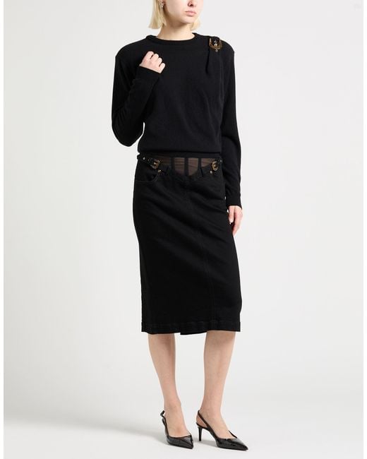 Versace Black Sweater Virgin Wool