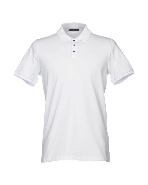 Lyst - Karl lagerfeld Polo Shirt in White for Men