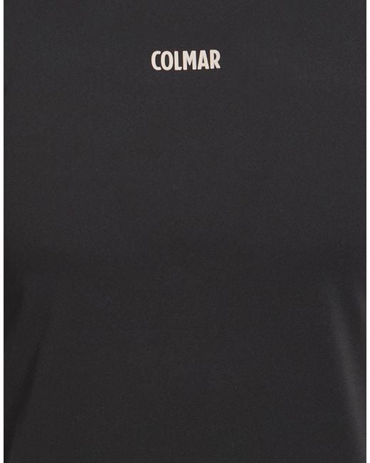 Colmar Black T-Shirt Polyester, Elastane for men