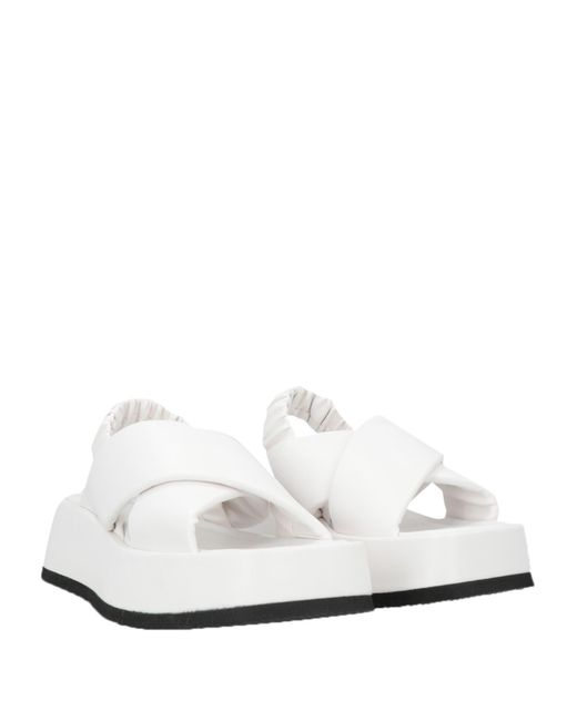 Pollini White Sandals