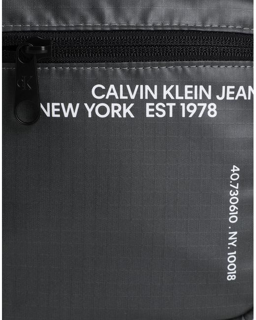 Riñonera Calvin Klein de hombre de color Black