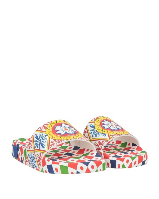 Dolce & Gabbana White Sandals