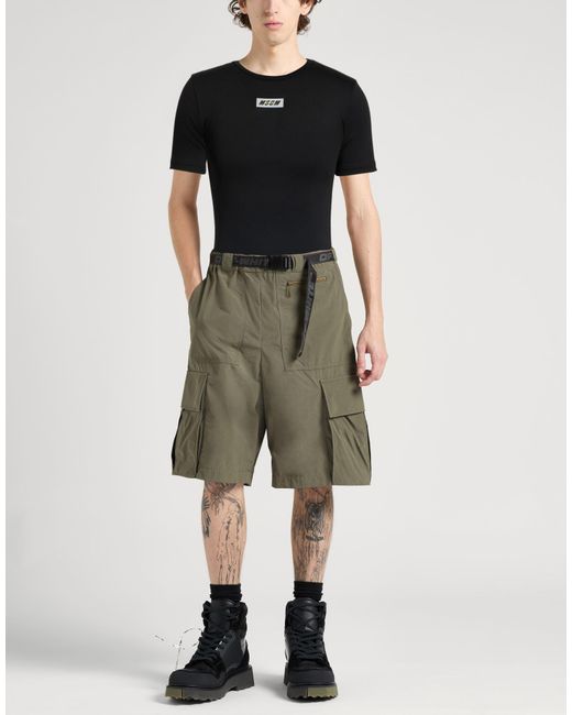 MSGM Black T-Shirt for men