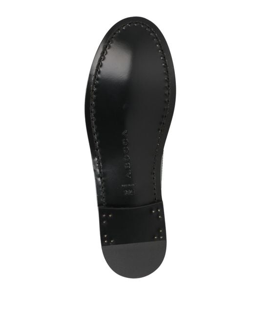 A.Bocca Green Loafers Leather