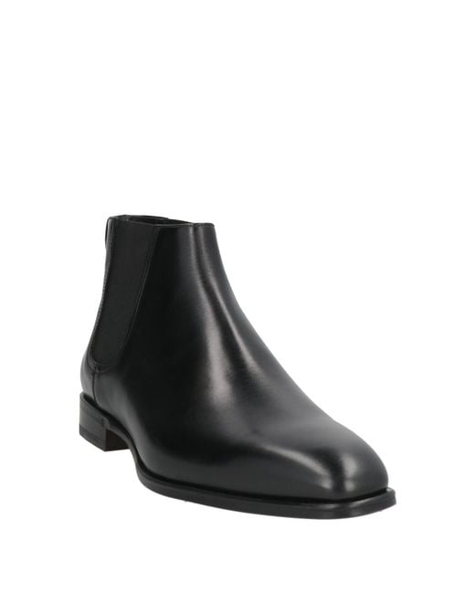 Doucal's Black Ankle Boots Leather for men