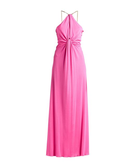 Anna Molinari Pink Maxi Dress