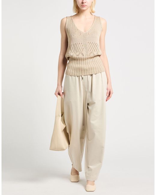 Brunello Cucinelli Natural Trouser
