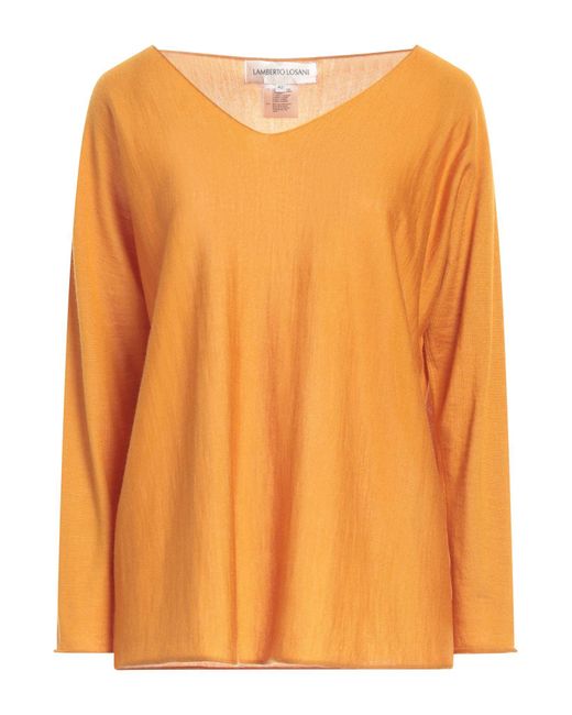 Lamberto Losani Orange Pullover