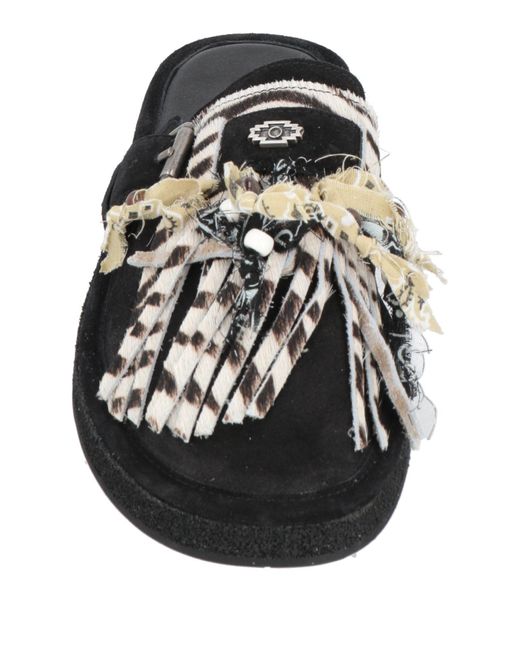 HAANI Black Mules & Clogs