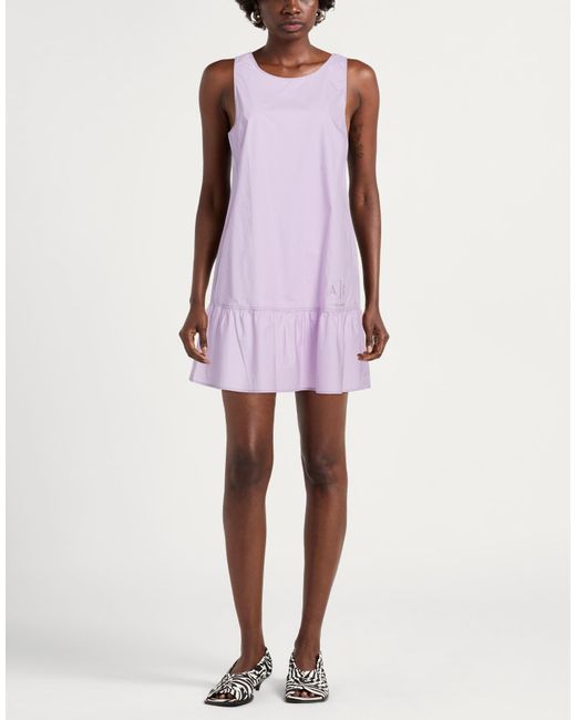 ARMANI EXCHANGE Purple Mini Dress