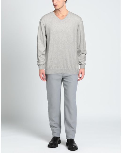 Alan Paine Gray Sweater for men