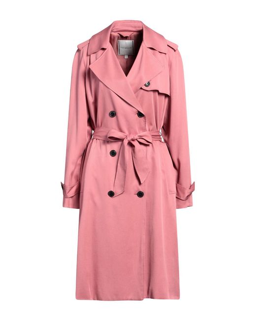 Tommy Hilfiger Pink Overcoat & Trench Coat