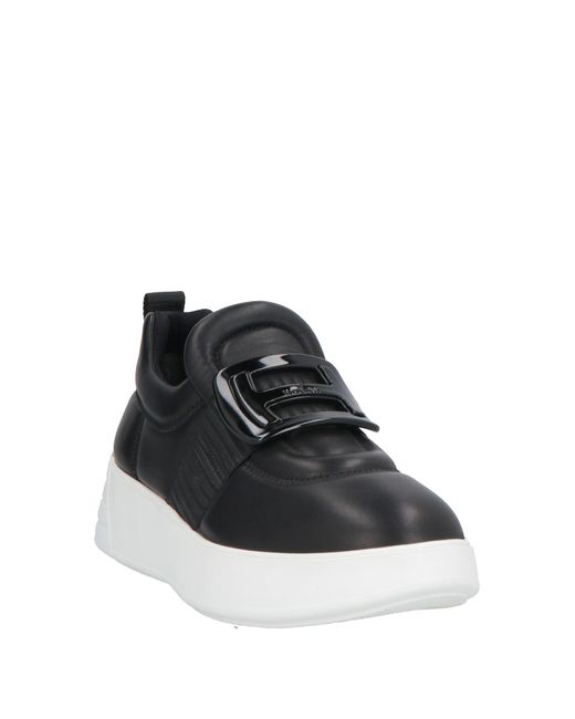 Hogan Black Sneakers Leather