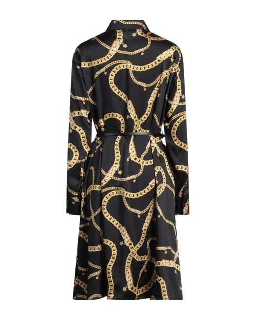 Versace Black Midi-Kleid