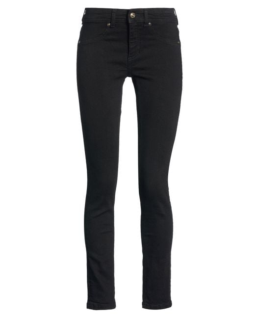 Versace Jeans Couture Black Jeans Cotton, Elastane