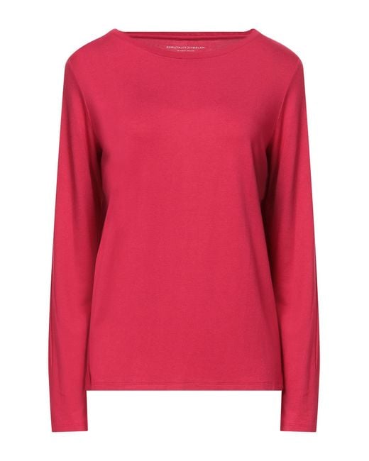 Majestic Filatures Pink T-Shirt Viscose, Elastane