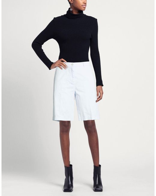 Cambio White Shorts & Bermuda Shorts