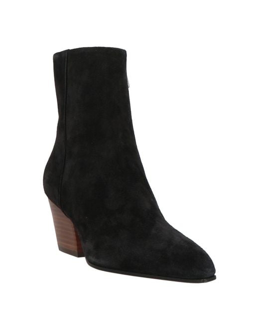 Paris Texas Black Ankle Boots Leather
